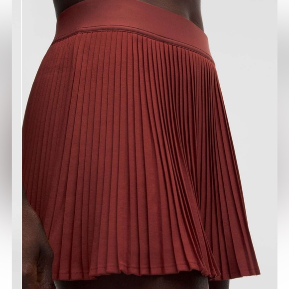 LULULEMON VARSITY HR PLEATED TENNIS SKIRT IN ROCKWOOD SZ 6 NWT